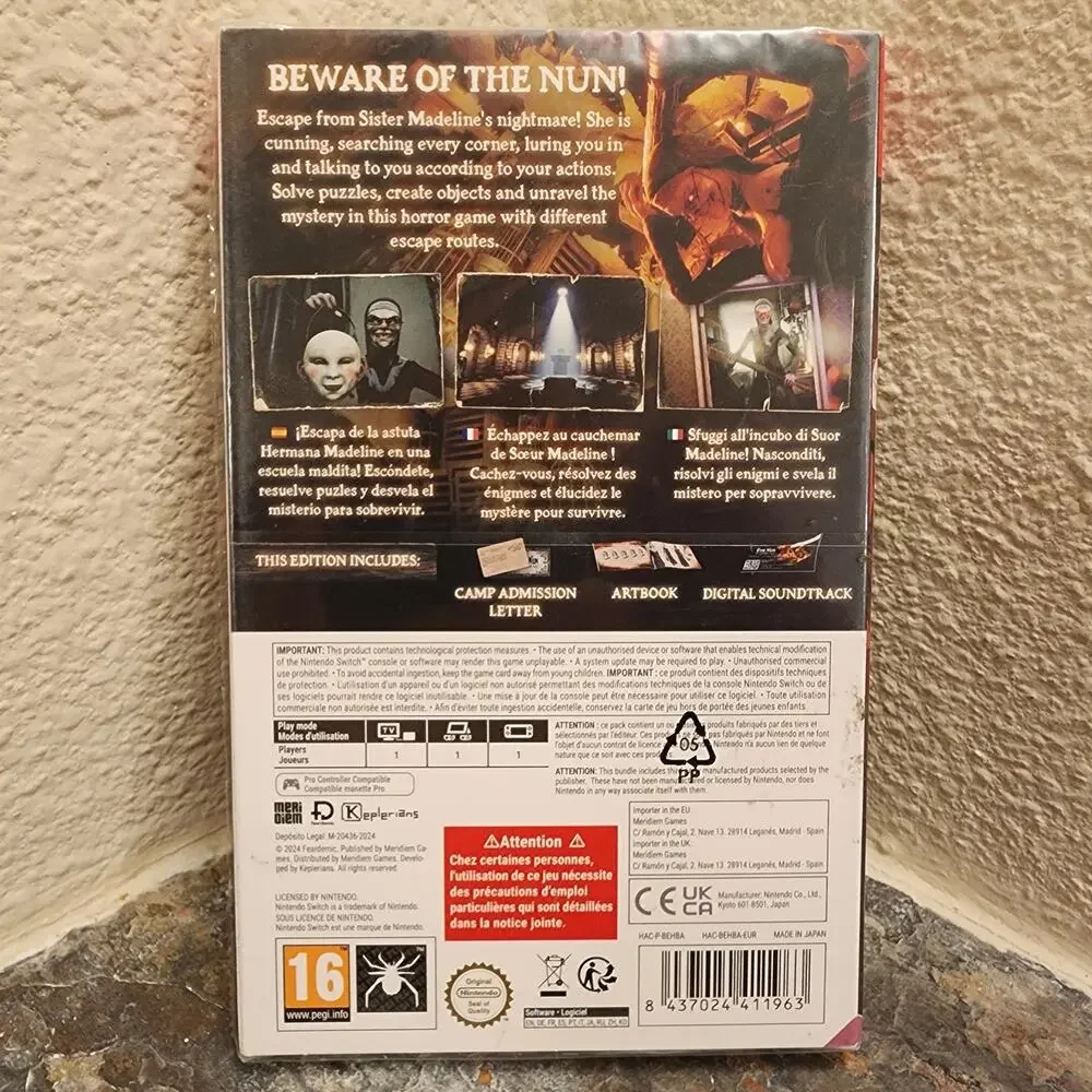 Game - Evil Nun: The Broken Mask (NEW) - Switch